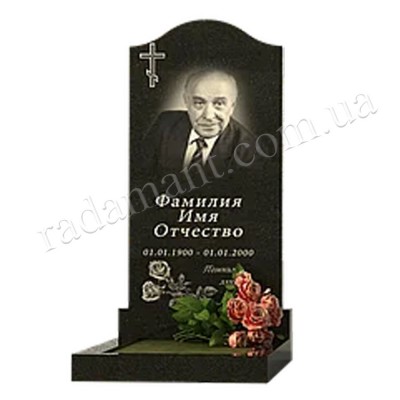 Пам'ятник - В-02 ціна 5500.0000 - Пам'ятники для одного, двох, гранітні комплекси